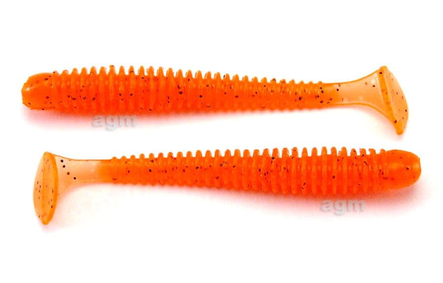 Crazy Fish 2&Quot; Vibro Worm - 18 Carrot (8Pcs)