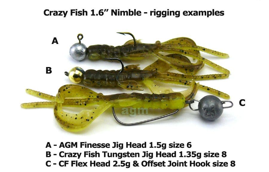 Crazy Fish 1.6&Quot; Nimble - 13D Peach (9Pcs)