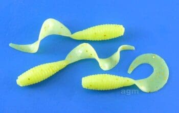 Crazy Fish 1in Angry Spin Chartreuse 8pcs