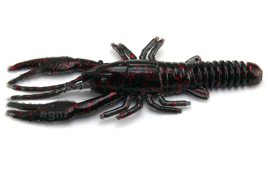 Agm 3In Crayfish Black Red Flake 8Pcs