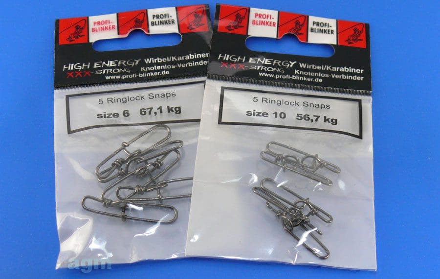 Profi-Blinker Xxx-Strong Ringlock Snap - Size 6 (5Pcs)