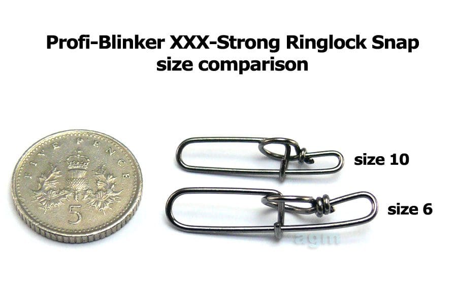 Profi-Blinker Xxx-Strong Ringlock Snap - Size 6 (5Pcs)