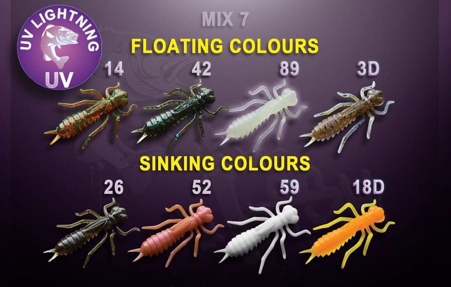 Crazy Fish 1&Quot; Kasari - Assorted Mix M7 (8Pcs)