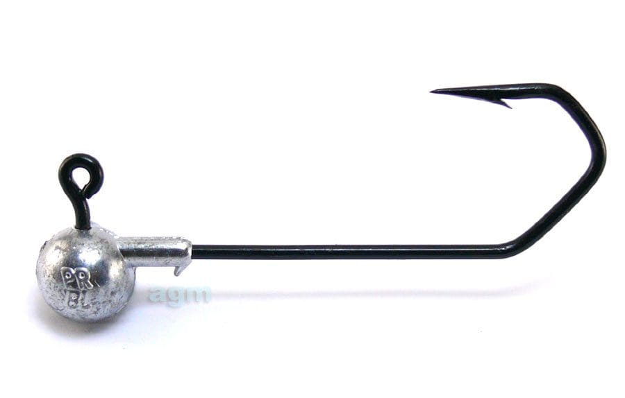 Profi-Blinker Round Jig Head 26G Black - Size 9/0