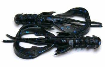 Crazy Fish 2.5" Nimble - 85 Blue Leech (7pcs)