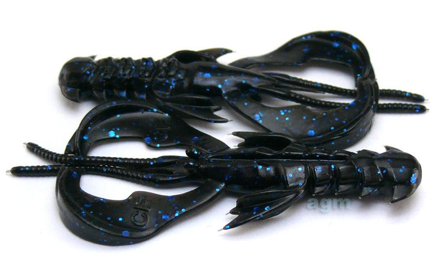 Crazy Fish 2.5In Nimble Blue Leech 7Pcs