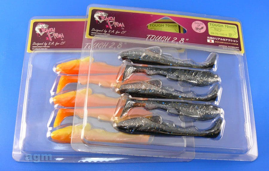 Crazy Fish 2.8&Quot; Tough - 18D Citrus (5Pcs)