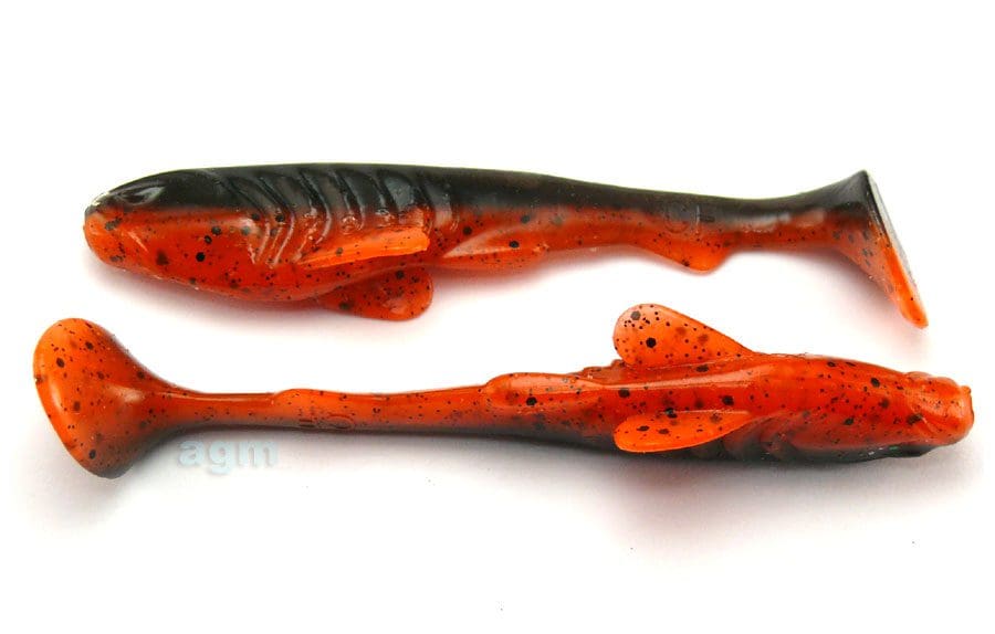 Crazy Fish 4&Quot; Tough - 8D Orange Coffee (6Pcs)