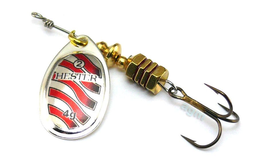 Hester Style Spinner 4G - Silver/Red