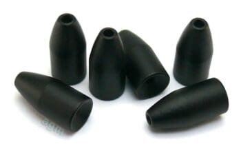AGM Brass Worm Weight 5.3g Matt Black 8pcs