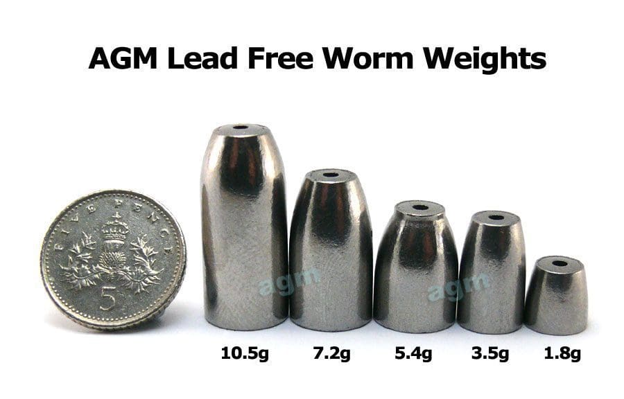 Agm Lead Free Worm Weight 1.8G (12Pcs)