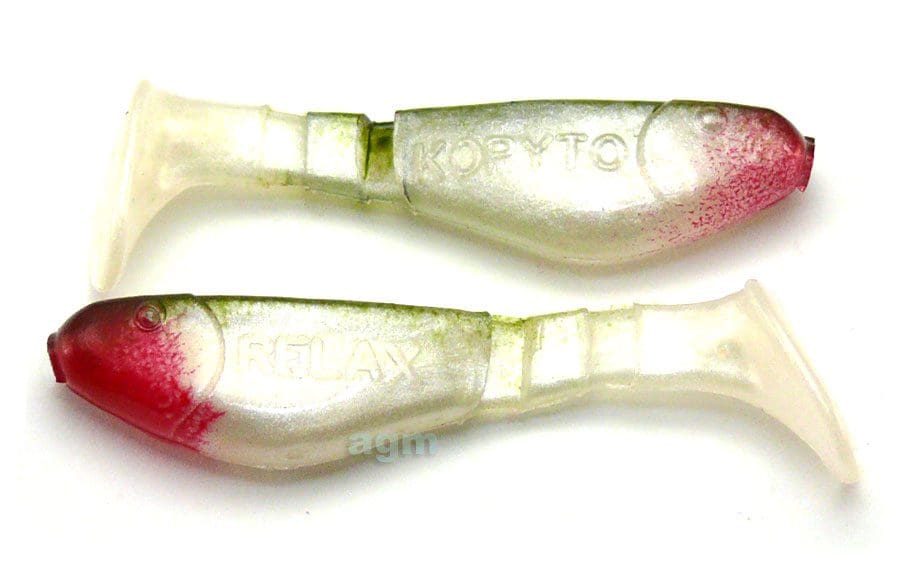 Relax 2&Quot; Kopyto Shad - Pearl/Olive Back (3Pcs)