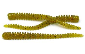 Crazy Fish 2in Cruel Leech Olive 8pcs