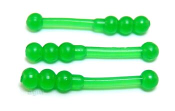 Big Bite 1.5in Ballzy Worm Spring Green 10pcs