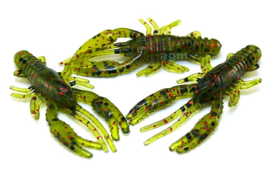 Agm 1.5In Micro Crayfish Watermelon Red 10Pcs