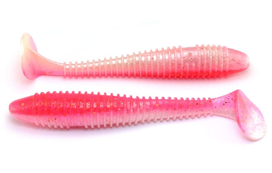 Crazy Fish 4.7&Quot; Vibro Fat - 9D Pink/Snow (4Pcs)