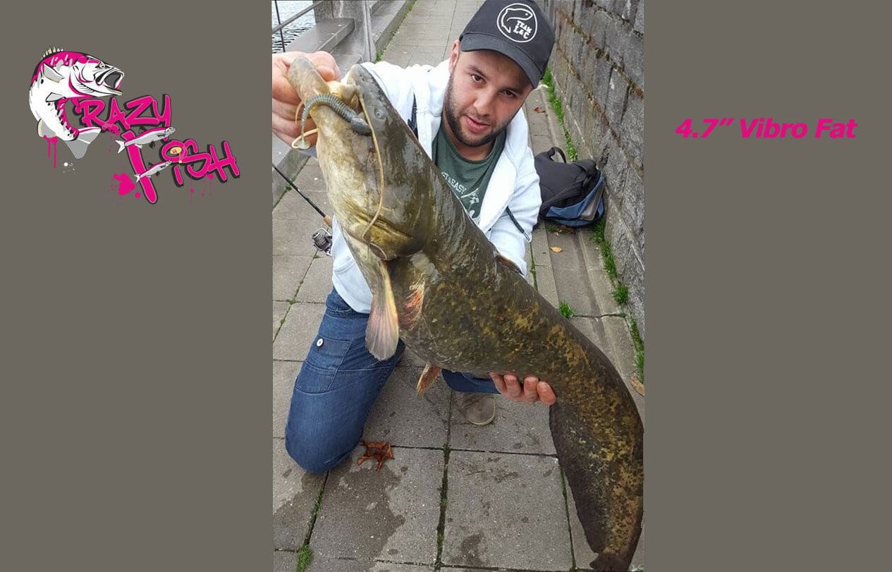 Crazy Fish 4.7&Quot; Vibro Fat - 3D Swamp/Pearl (4Pcs)