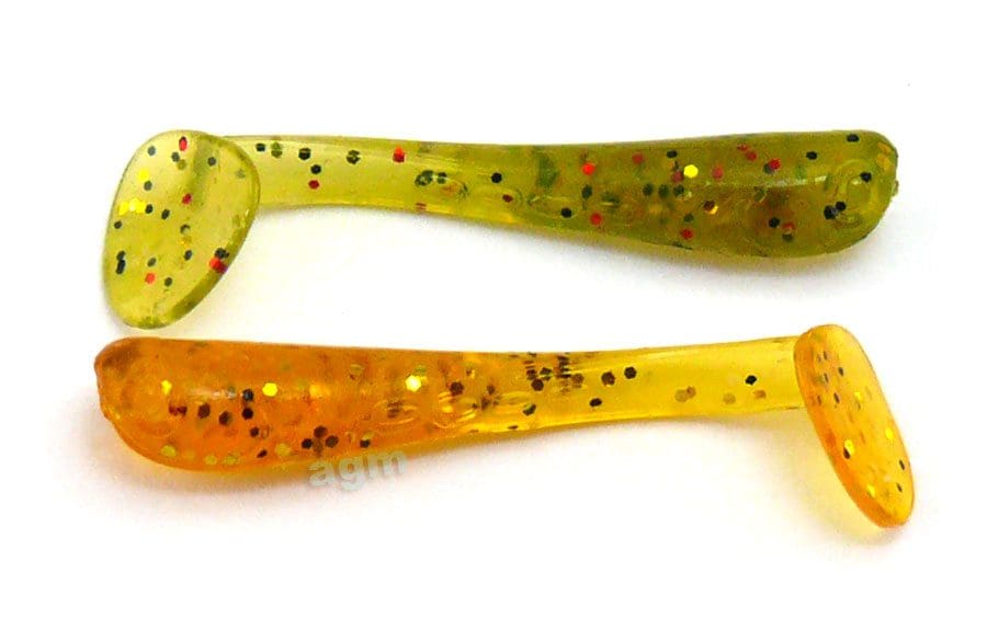 Crazy Fish 1.1In Nano Minnow Olive Caramel 16Pcs