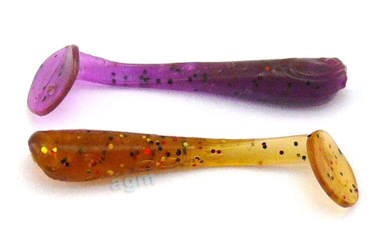 Crazy Fish 1.1In Nano Minnow Ultraviolet Dark Beer 16Pcs