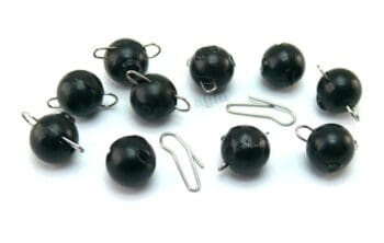 AGM Jiggle Cheb Head 2g Black 10pcs