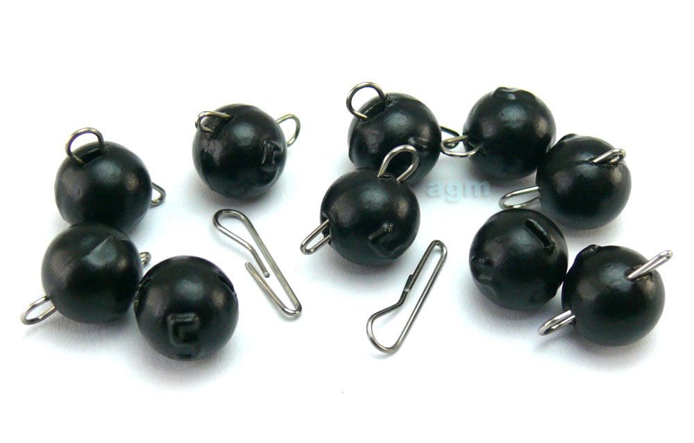 Agm Jiggle Cheb Head 5G Black 10Pcs