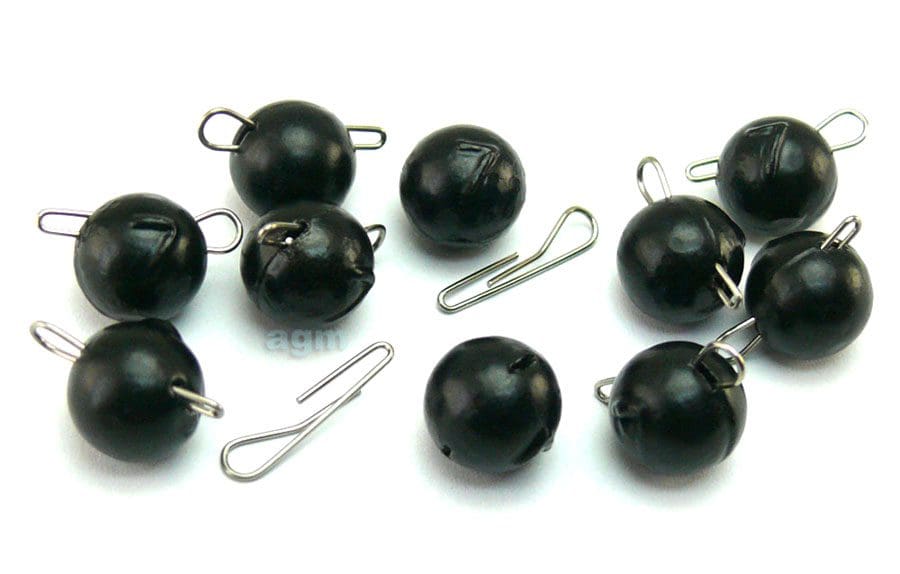 Agm Jiggle Cheb Head 7G Black 10Pcs