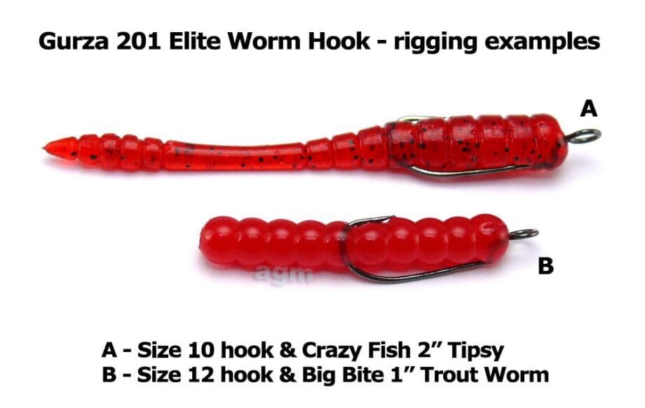 Gurza 210 Elite Worm Hook - Size 12 (6Pcs) - Image 3