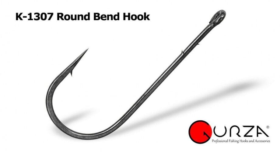 Gurza K-1307 Round Bend Hook - Size 2/0 (8Pcs) - Image 4