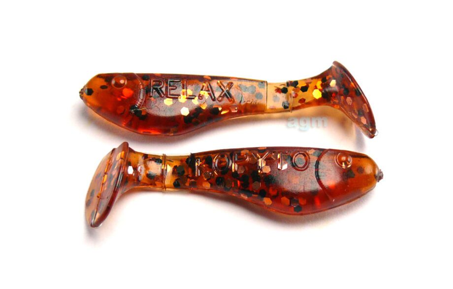 Relax 1In Kopyto Shad Rootbeer Gold Blk 5Pcs