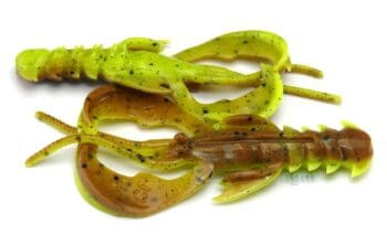 Crazy Fish 3.2in Floating Nimble 4D Swamp Chartreuse 6pcs