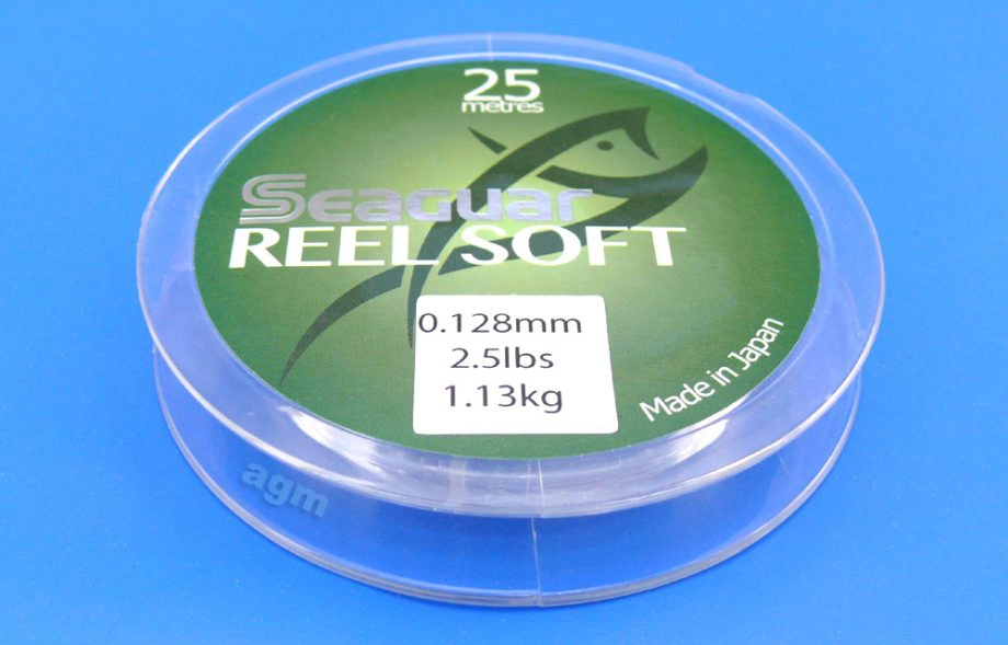 Seaguar Reel Soft 100% Fluorocarbon Line 2.5Lb/1.13Kg X 25M