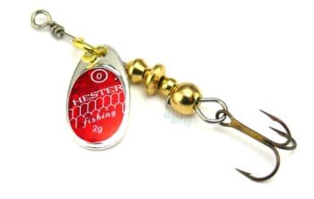Hester Osprey Spinner 2g Silver Red
