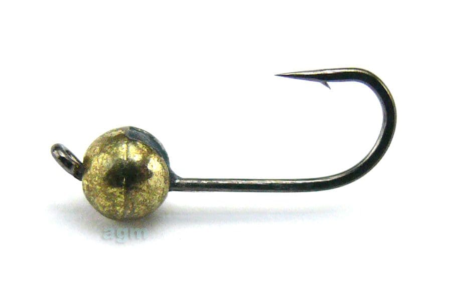 Crazy Fish Tungsten Jig Head Gold 0.45G - Size 12 (6Pcs)