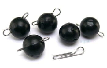 AGM Jiggle Cheb Head 14g Black 5pcs