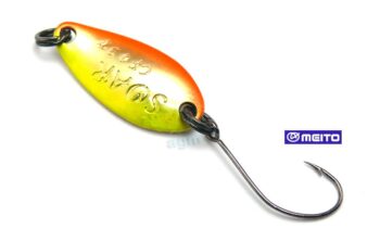 Crazy Fish Soar Spoon 0.9g - 20 Brass/Orange/Yellow