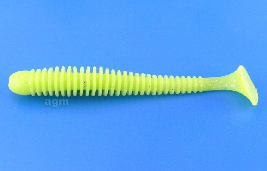 Crazy Fish 3.4&Quot; Floating Vibro Worm - 54 Green Acid (5Pcs) - Image 6
