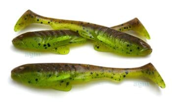 Crazy Fish 2.8in Tough 4D Swamp Chartreuse 5pcs