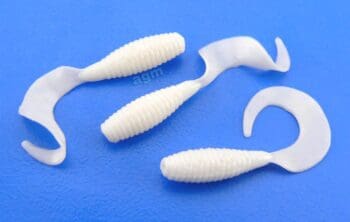 Crazy Fish 1in Angry Spin White 8pcs