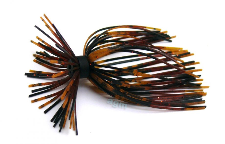 Agm 2In/5Cm Jig Skirt Burnt Toast 3Pcs