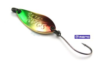 Crazy Fish Soar Spoon 1.4g - 12 Brass/Green/Brown