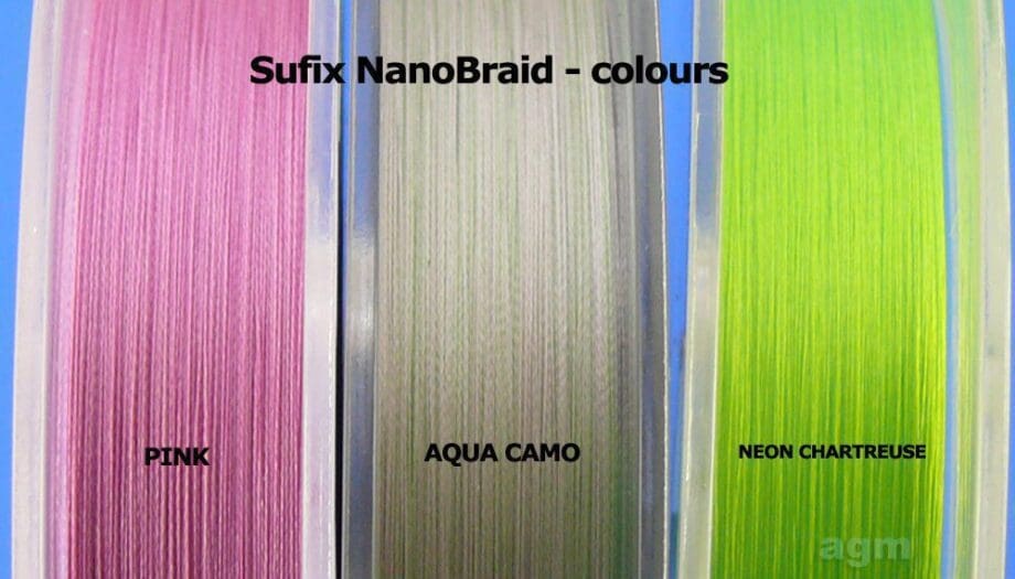 Sufix Nanobraid 5Kg/11Lb (100Mtrs) - Pink - Image 3
