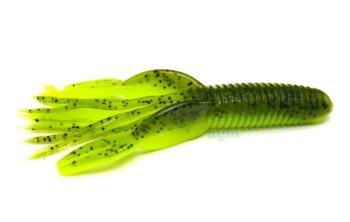 **Big Bite 4" Craw Tube - Watermelon/Chartreuse (8pcs)