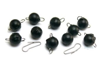 AGM Jiggle Cheb Head 1.5g Black 10pcs
