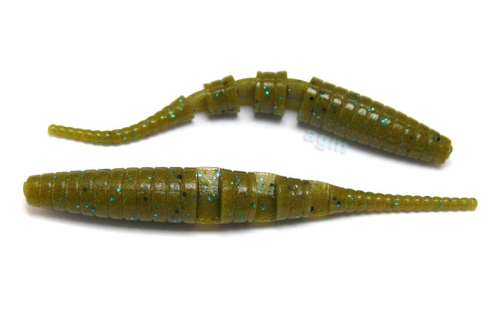 Crazy Fish 2.7In Floating Polaris Green Pumpkin Blue 8Pcs