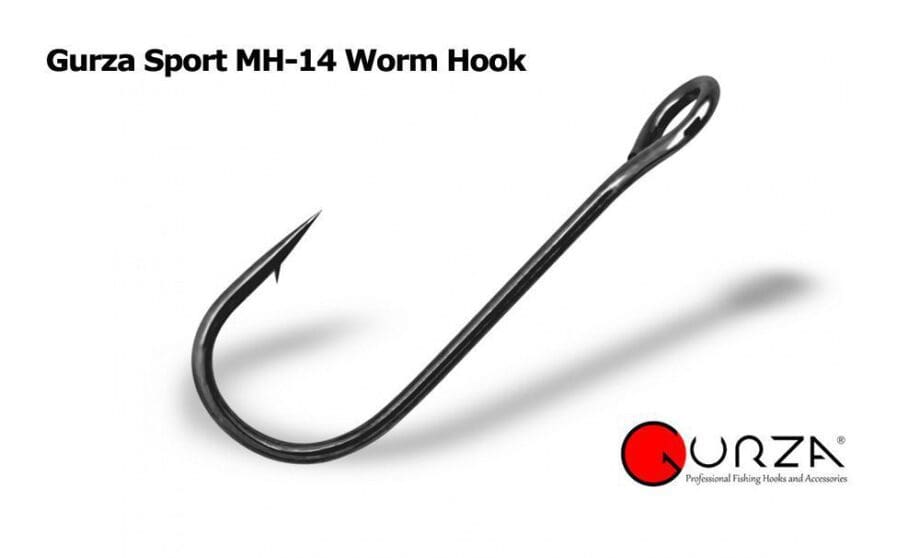 Gurza Sport Mh-14 Worm Hook - Size 3/0 (6Pcs) - Image 3