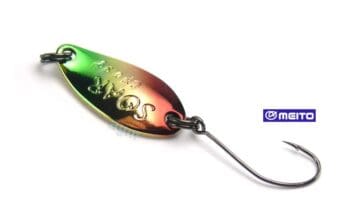 Crazy Fish Soar Spoon 0.9g 12 Brass Green Brown