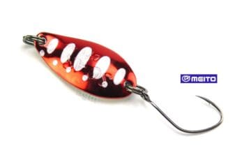 Crazy Fish Soar Spoon 1.8g 82.1 Met Red White Spots
