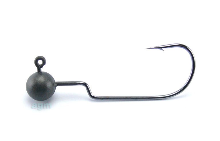 Scratch Tackle Round Offset Jig Head 5G Size 1/0 5Pcs