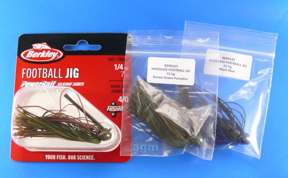 Berkley Weedless Football Jig 12.5G - Brown Green Pumpkin - Image 2