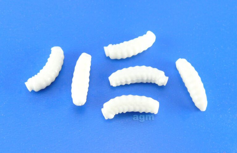 Crazy Fish 0.7In Mf Floating H Worm White 12Pcs
